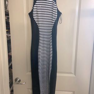 Poof Couture Sleeveless Fitted Long Dress